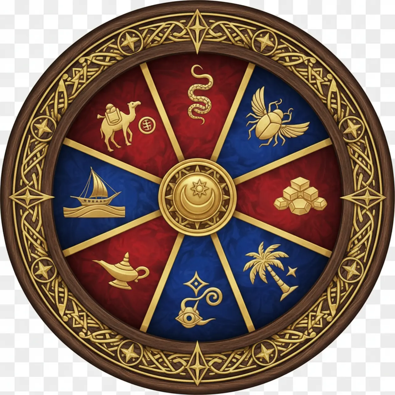 Caravan Compass Wheel